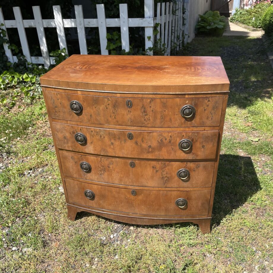 Small Baker Bowfront Chest