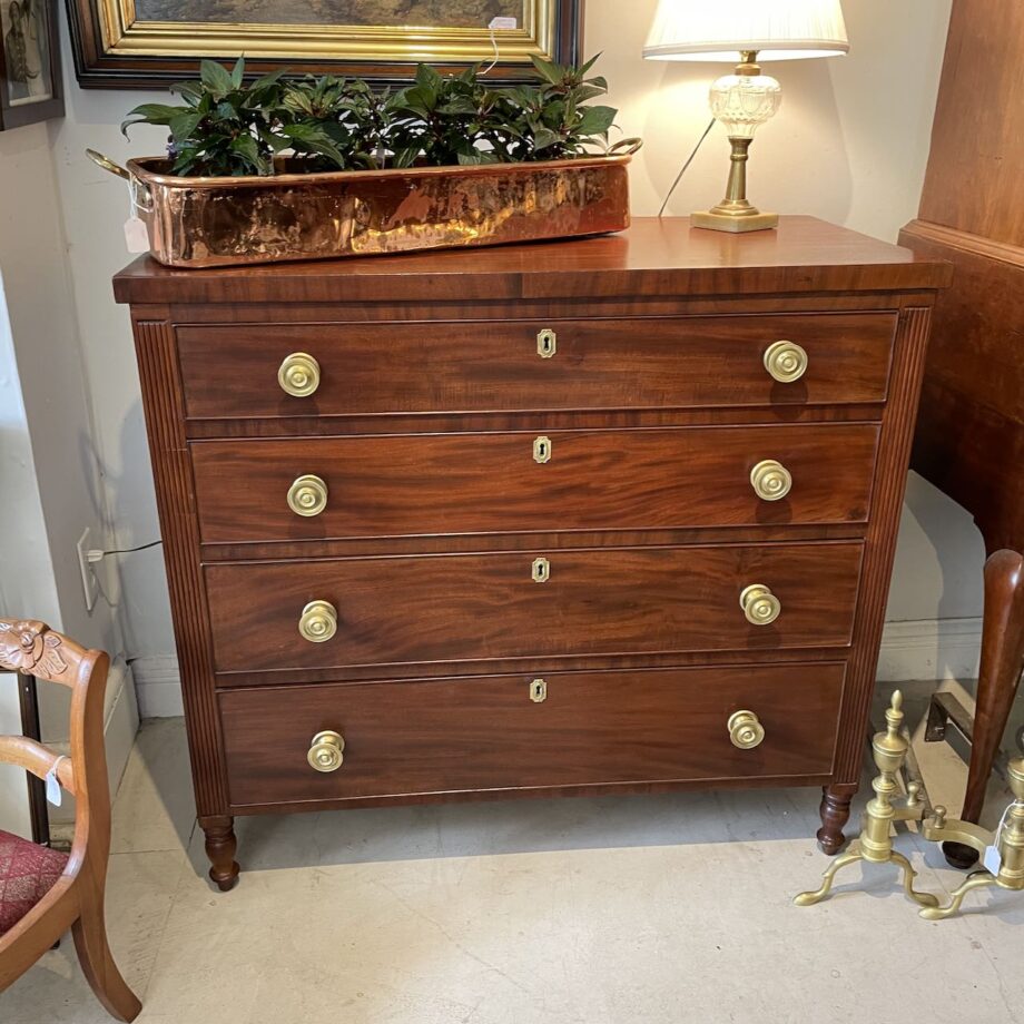 Sheraton Mahogany Chest Of Drawers