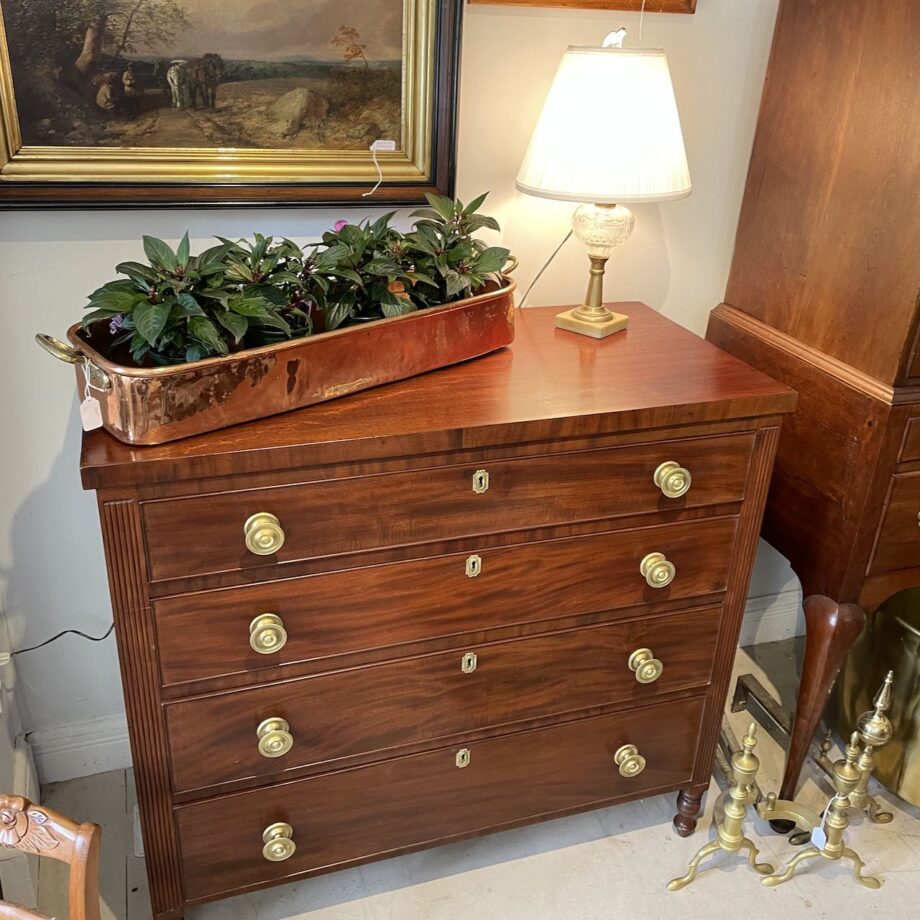 Sheraton Mahogany Chest Of Drawers