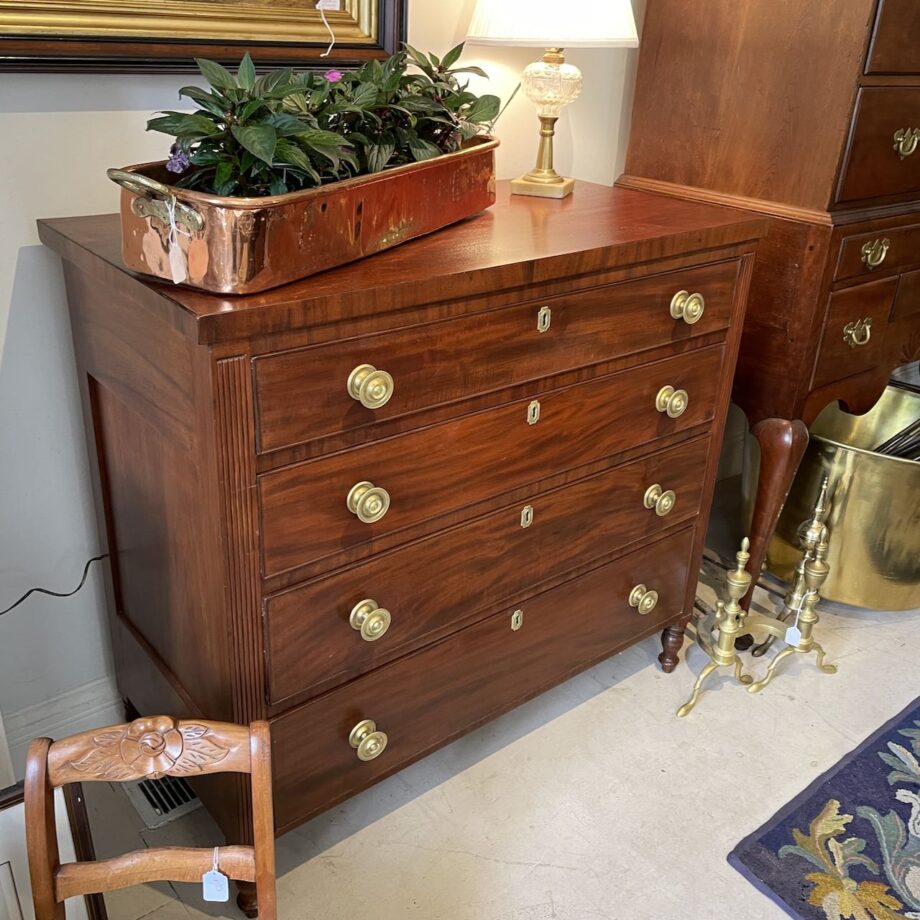 Sheraton Mahogany Chest Of Drawers