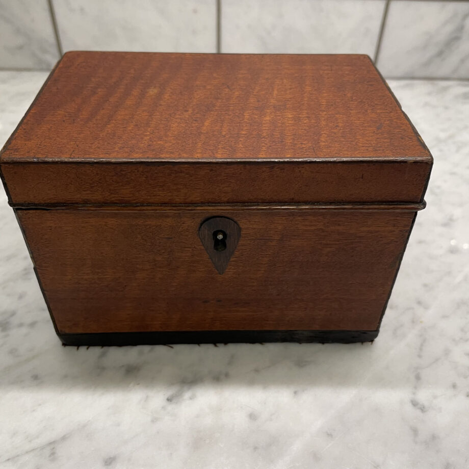 Small Mahogany Valuable Box