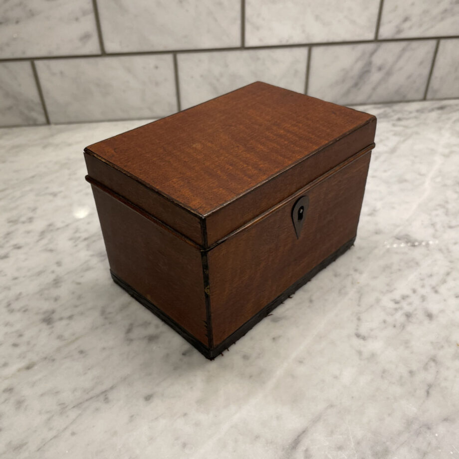 Small Mahogany Valuable Box