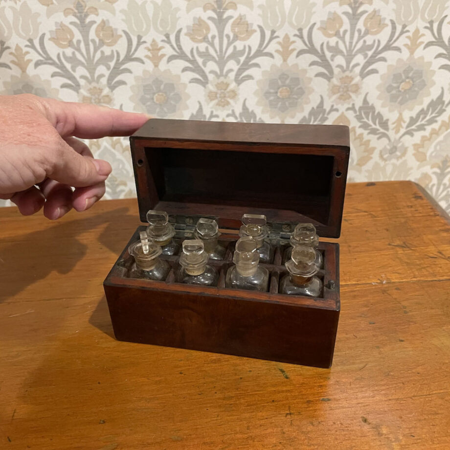 Miniature Box With Speciman Bottles