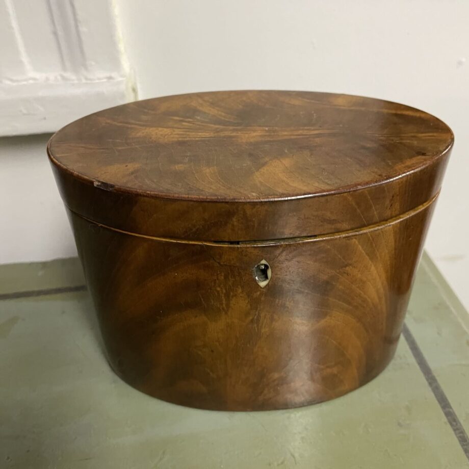 English Oval Tea Caddy