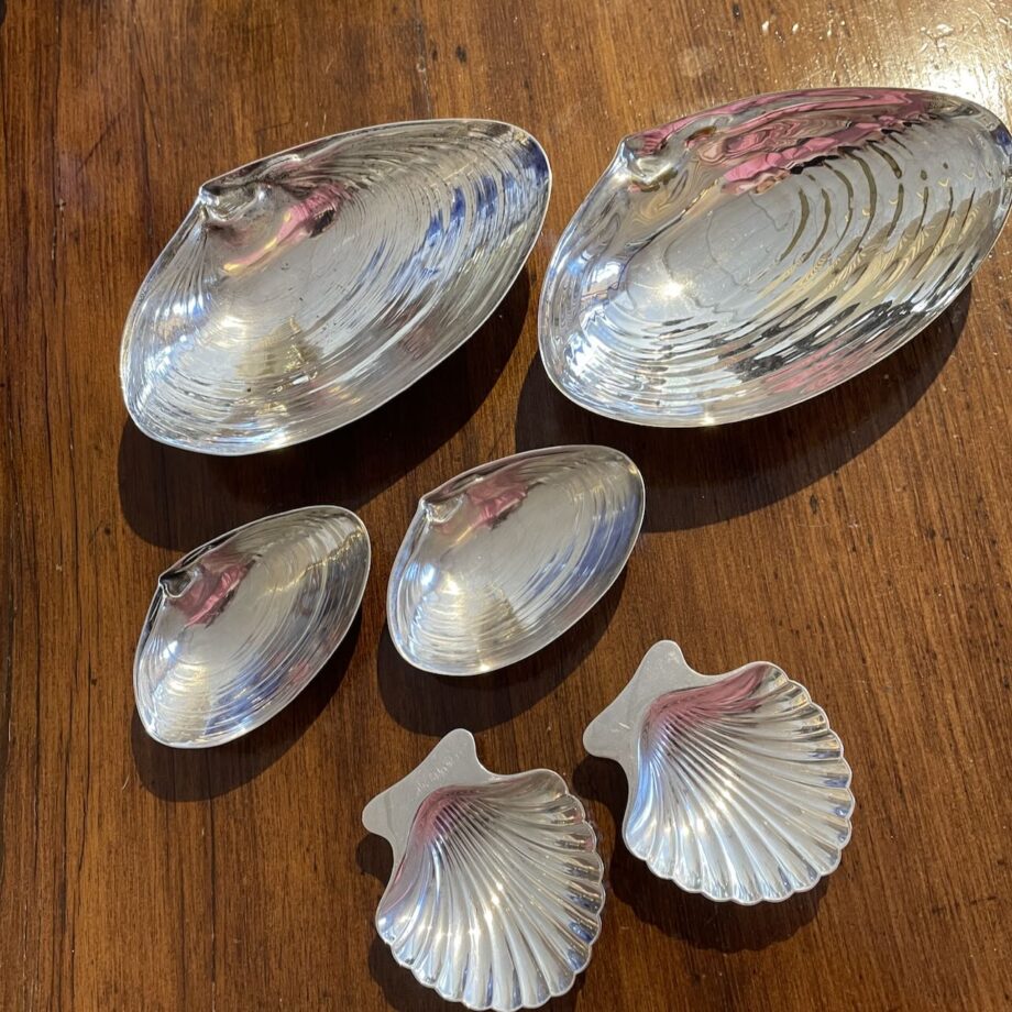 Silver Shell Dishes