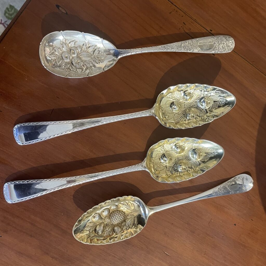 Silver Berry Spoons – Boyd's Antiques