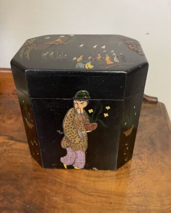 Painted Tea Caddy
