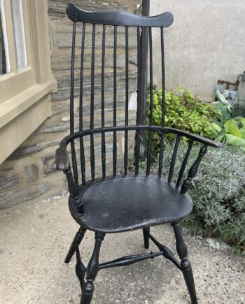 Painted Comb Back Windsor Chair