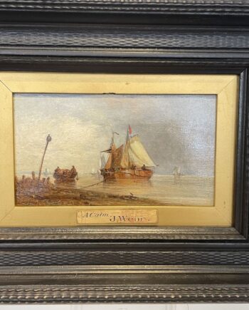 Small Signed J. Webb Oil Painting