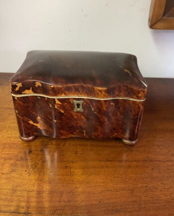 Tortoiseshell Tea Caddy