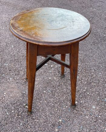 Round Country End Table