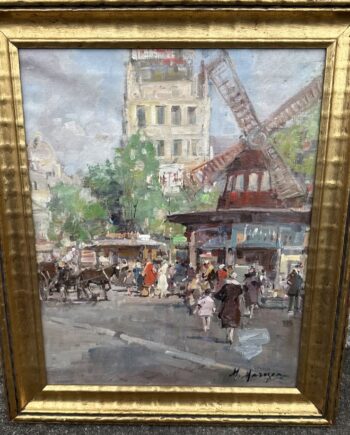 Oil On Canvas - Montmartre, Paris, France