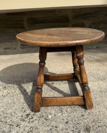Round Oak Small Table