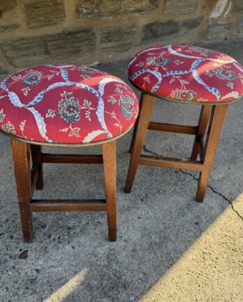 Matched Pair Of Pub Stools