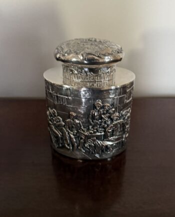 Silver Dutch Tea Caddy