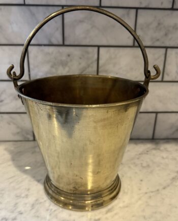 Swing Handle Brass Bucket
