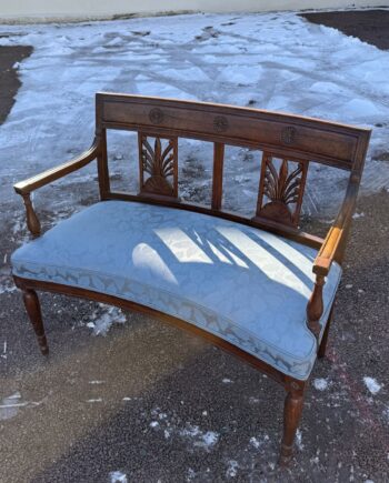 French Fruitwood Bench