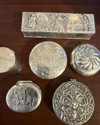 Sterling Silver Pill Boxes