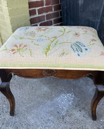 Needlepoint French Stool/Bench