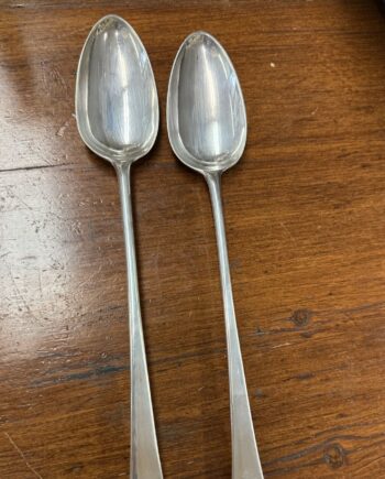 Matched Pair Of Sterling Stuffing Spoons