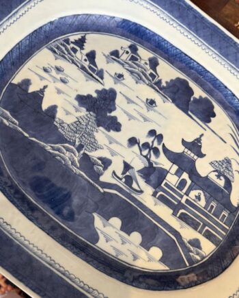 Extremely Large Canton Platter