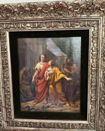 French Mythical Oil On Canvas