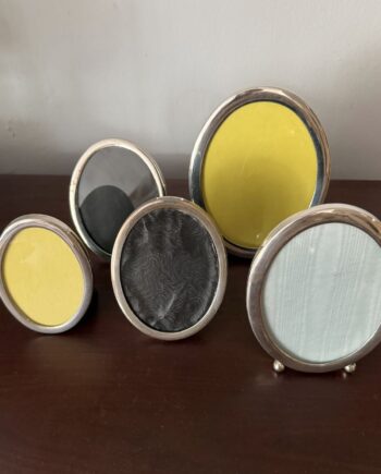 Sterling Silver Oval Frames
