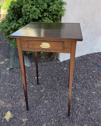 Country Hepplewhite Tray Top One Drawer Stand