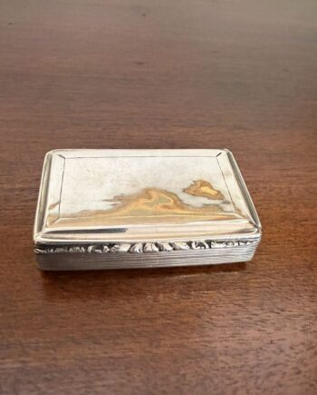 Sterling Silver Snuff Box