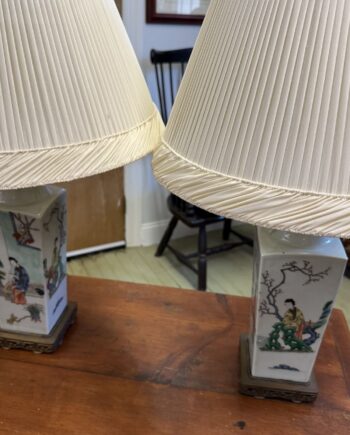 Matched Pair Of Asian Lamps