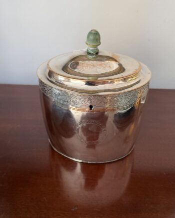 Sheffield Silver Tea Caddy