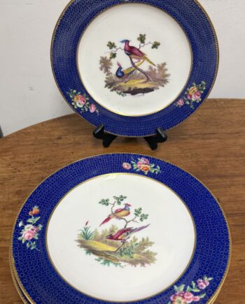 Five Hand Painted Cabinet Plates