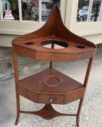 Mahogany Corner Stand
