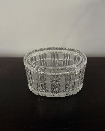 Oval Crystal Dresser Box