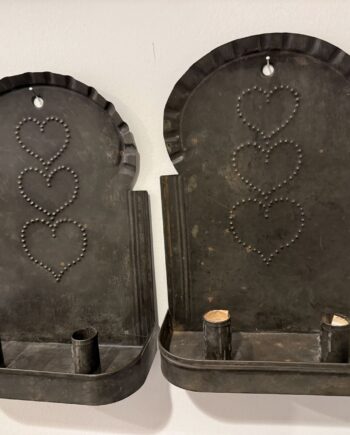 Tin Wall Candle Sconces