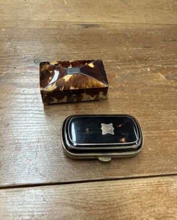 Two Tortoiseshell Boxes